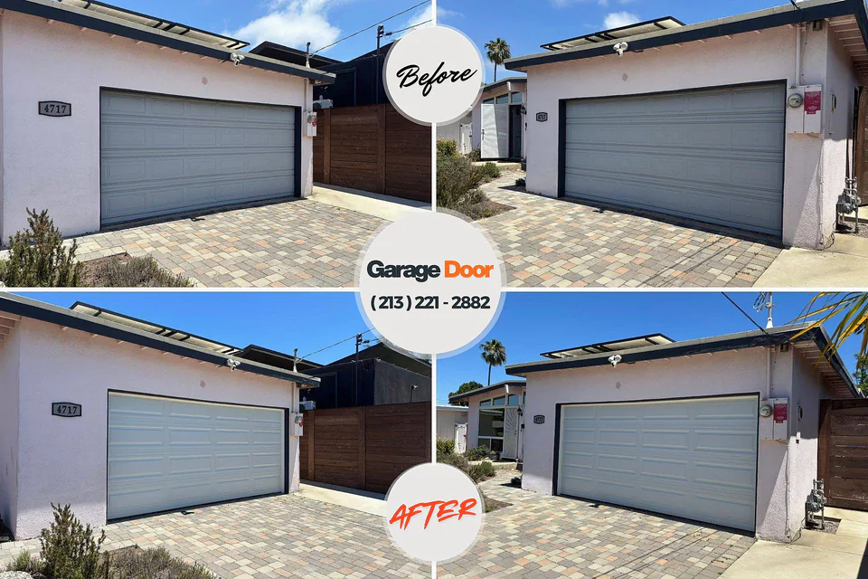 Before and after: garage door repair near me Harlan